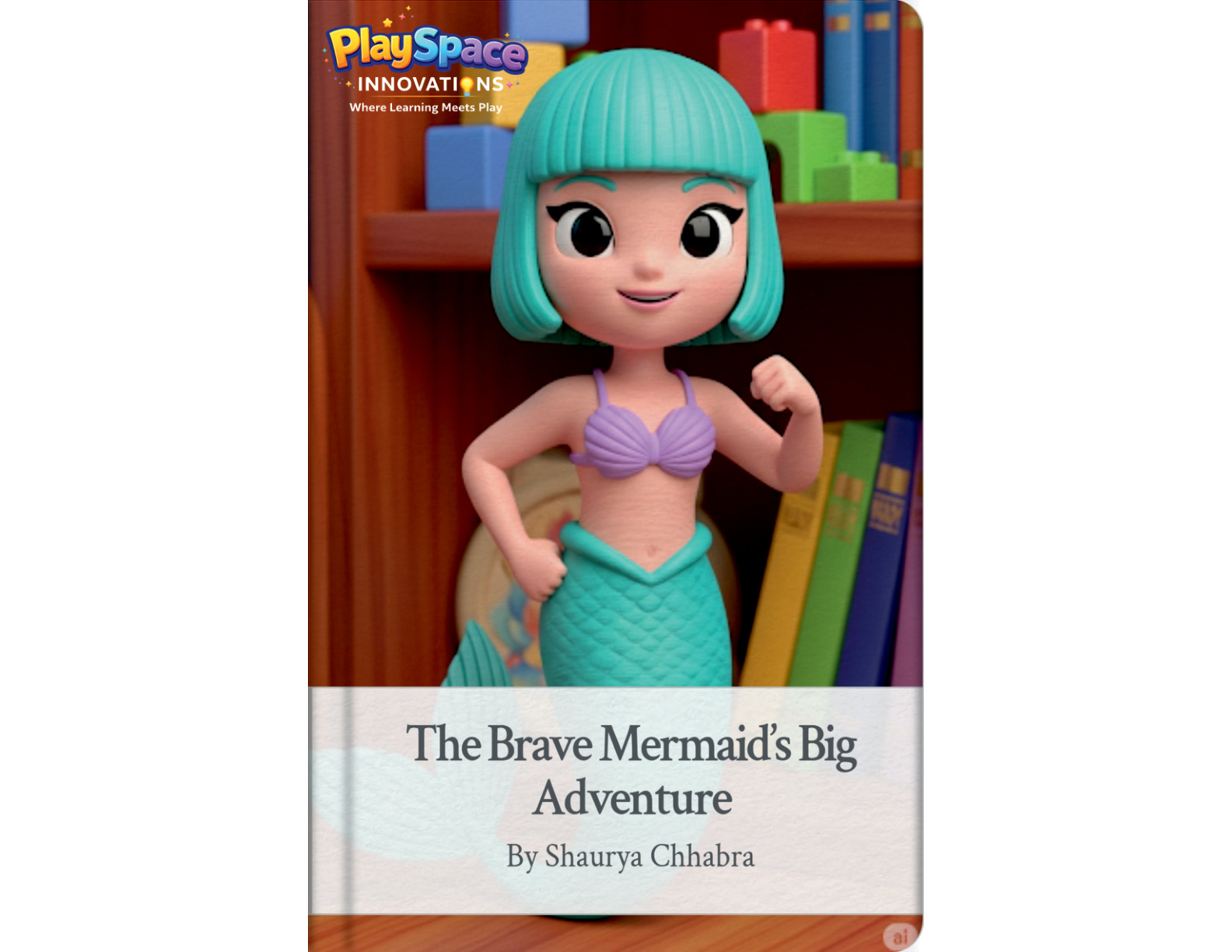 The Brave Mermaid storybook cover